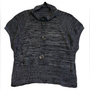 JON & ANNA Gray Marled Cardigan/Bolero - 1X Plus Size